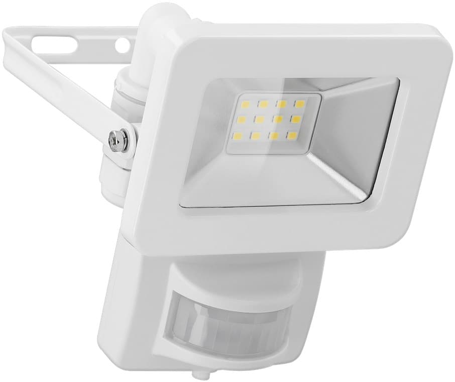 Spot d'extérieur LED Goobay, 10 W, avec détecteur de mouvement