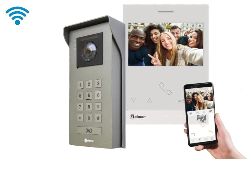 Kit visiophone connecté WIFI GOLMAR Soul 4" ACCESS